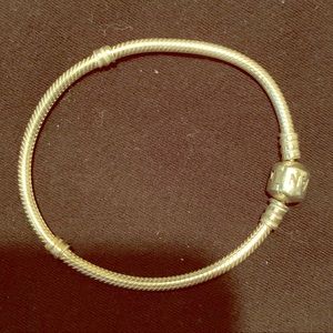 Pandora Silver Charm Bracelet 6.7”